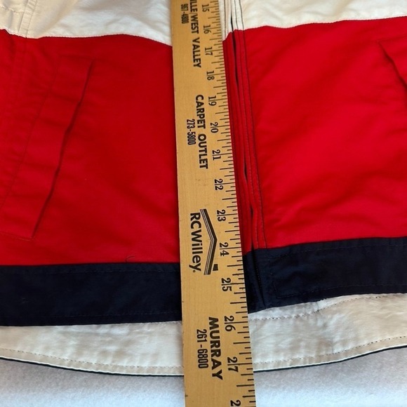 Tommy Hilfiger Jacket Womens Medium Coastal Yachting Sailing Colorblock Hooded - Picture 10 of 12